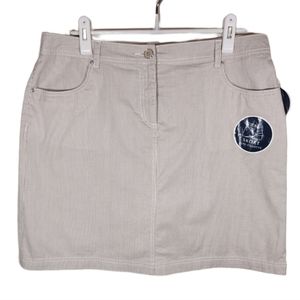 Karen Scott Beige Golf skort